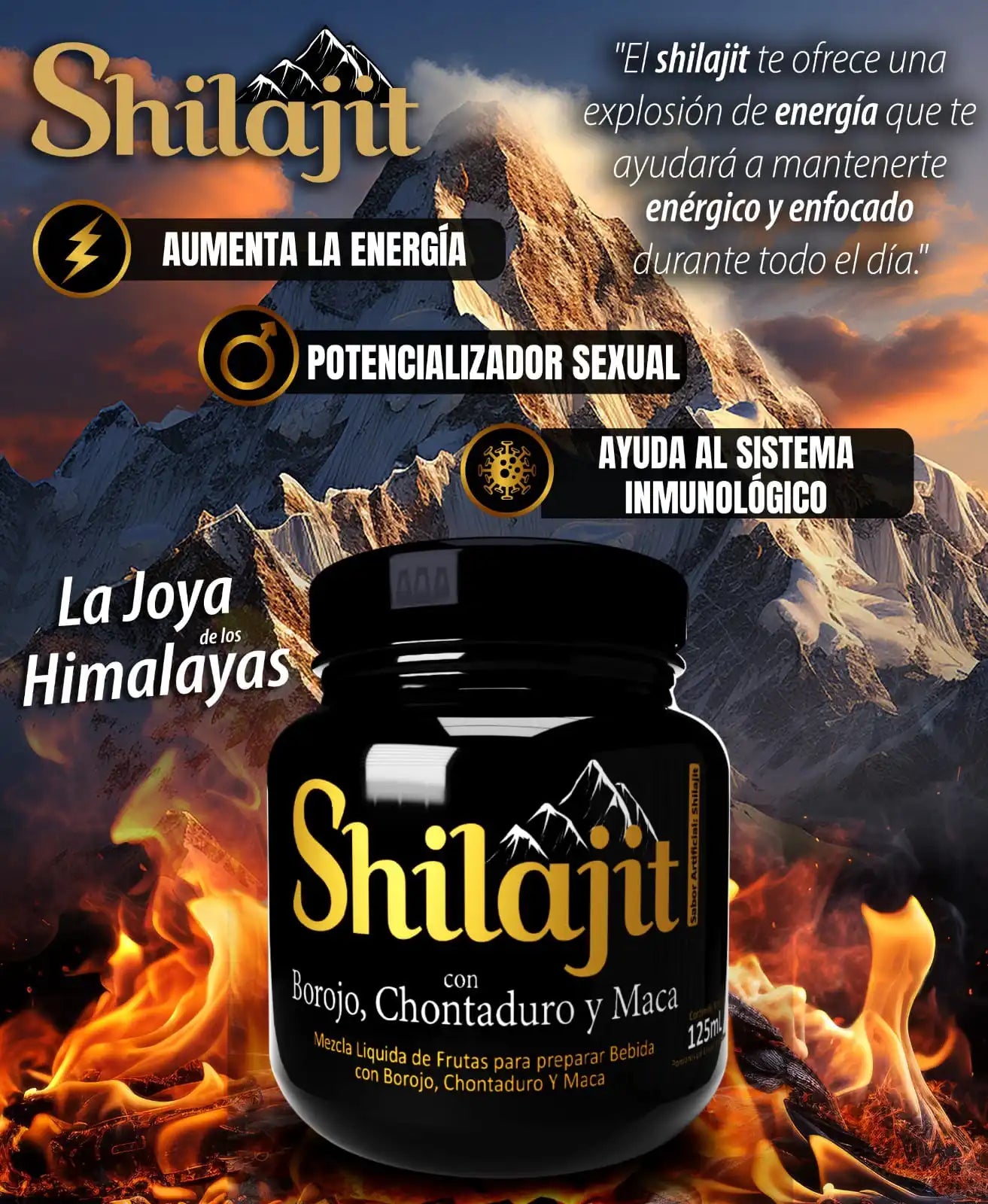 Shilajit del Himalaya - Jalea Premium